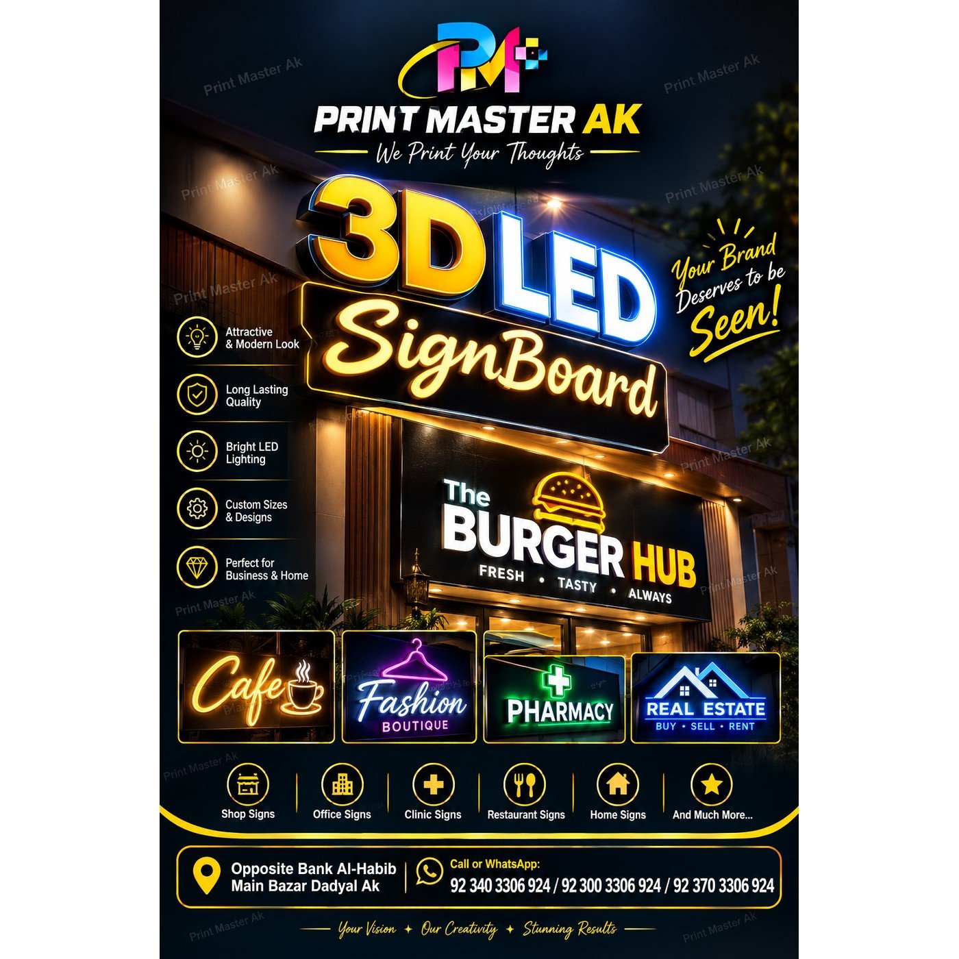 3D LED Board