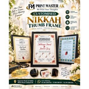 Nikkah Thumb Board (Heart Shape)
